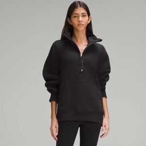 Lululemon Scuba Oversized Funnel-Neck Half Zip *Long (Black)